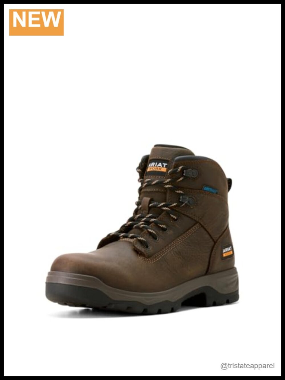 ARIAT Turbo Duratread 6" Waterproof Leather Work Boots Men's